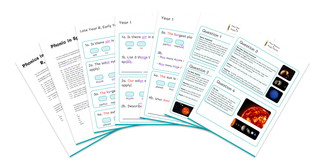 Phonics in Space - Digital Download