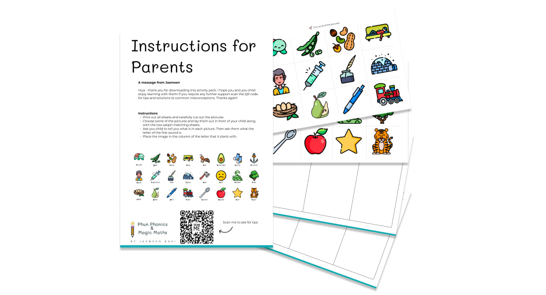 4 Activity Pack Combo - Digital Download Only